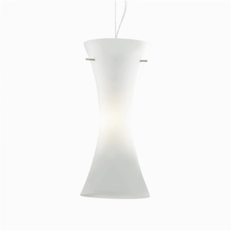 IDEAL LUX lampada sospensione ELICA sp1 vetro bianco