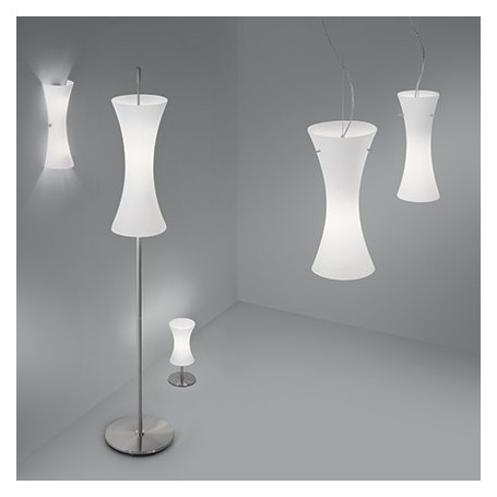 IDEAL LUX lampada sospensione ELICA sp1 vetro bianco