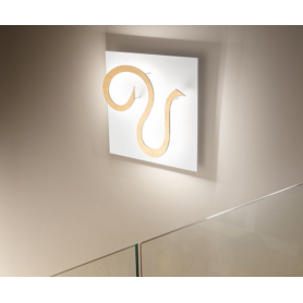 TORNADO PL D50 Ideal Lux Plafoniera in metallo bianca con... 2