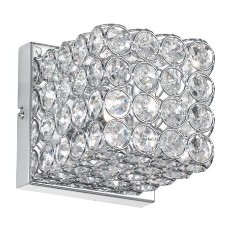 Applique cubetto con cristalli, cromata ADMIRAL AP1 Ideal Lux