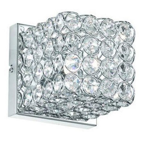 Applique cubetto con cristalli, cromata ADMIRAL AP1 Ideal Lux