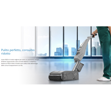 FB35 FLOORWASH LAVA E ASCIUGA PAVIMENTI A RULLI SENZA FILO