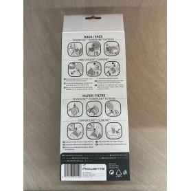 Sacchetti per aspirapolvere ROWENTA ZR005001 2