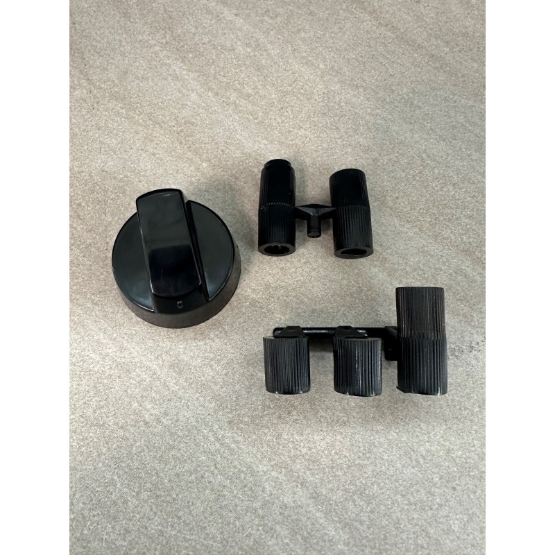 Manopola nera universale per piani cottura con...