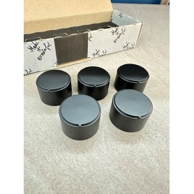 Kit 5 manopole nere di ricambio per piani cottura SMART...