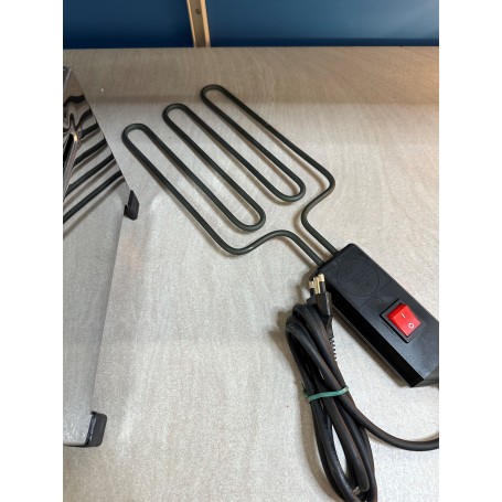 Griglia elettrica mangiafumo scocca acciaio 1650W GRIGLIETTA MANGIAFUMO LAREM