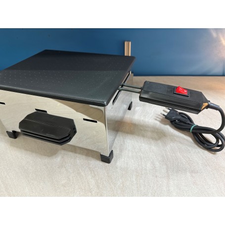 Griglia elettrica mangiafumo scocca acciaio 1650W GRIGLIETTA MANGIAFUMO LAREM
