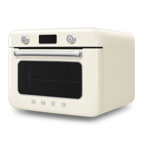 Forno combinato a vapore da appoggio colore PANNA COF01CREU SMEG
