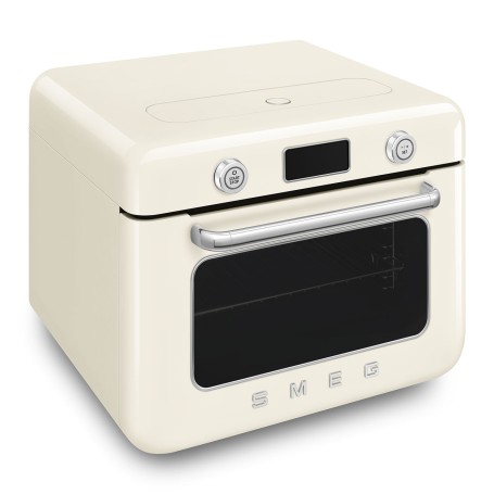 Forno combinato a vapore da appoggio colore PANNA COF01CREU SMEG