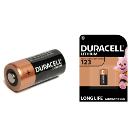 CR123 DURACELLLONGLIFE BATTERIA LITHIUM