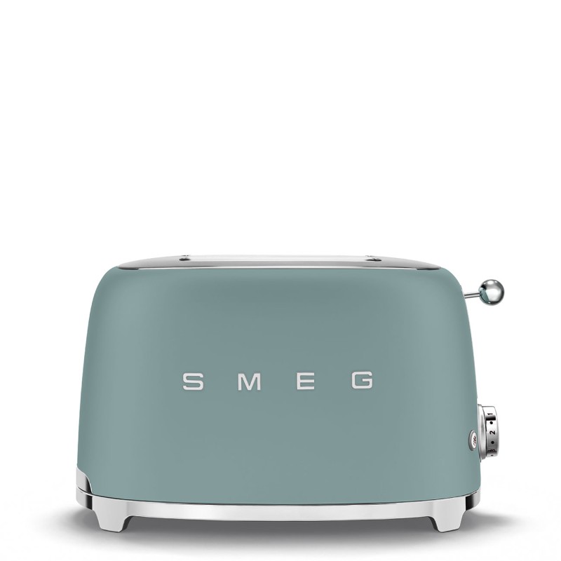 Tostapane 2 fette colore VERDE SMERALDO OPACO TSF01EGMEU SMEG