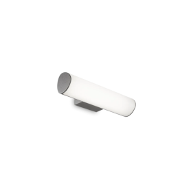Lampada da parete alluminio grigio chiaro ETERE AP1 4000K...