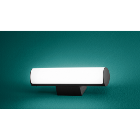Lampada da parete alluminio grigio chiaro ETERE AP1 4000K... 2