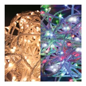 Serie 300 led bianco caldo/multicolor cavo trasparente...
