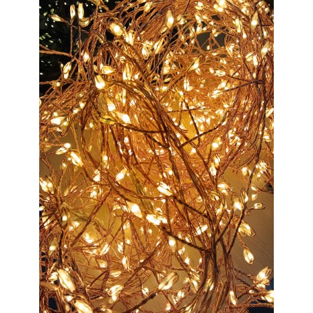 Catena 1000 MicroLED bianco caldo cavo rame 20MT in&out NTL6 M1000 C 20M (TWW) Lotti Vaccari