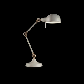 Lampada da tavolo in metallo, braccio snodato TRUMAN TL1...