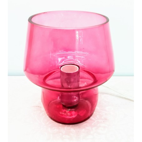 ZENO TL1 PICCOLA LAMPADA DA TAVOLO IN VETRO A FORMA DI FUNGHETTO