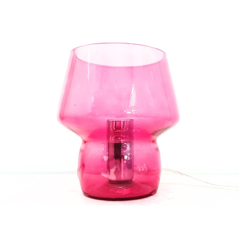 ZENO TL1 SMALL PICCOLA LAMPADA DA COMODINO VIOLA A FUNGHETTO