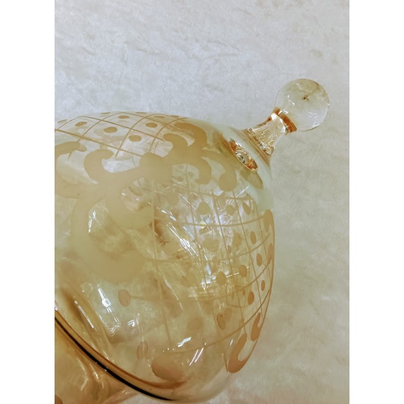 vetro ricambio chiaro molato ambrato cm23