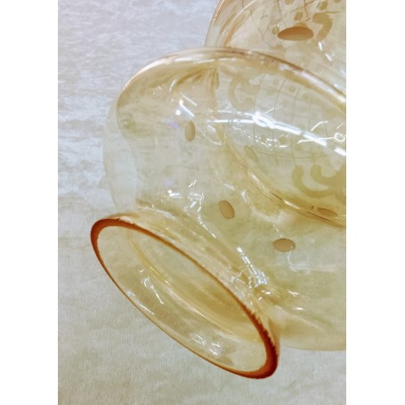 vetro ricambio chiaro molato ambrato cm23