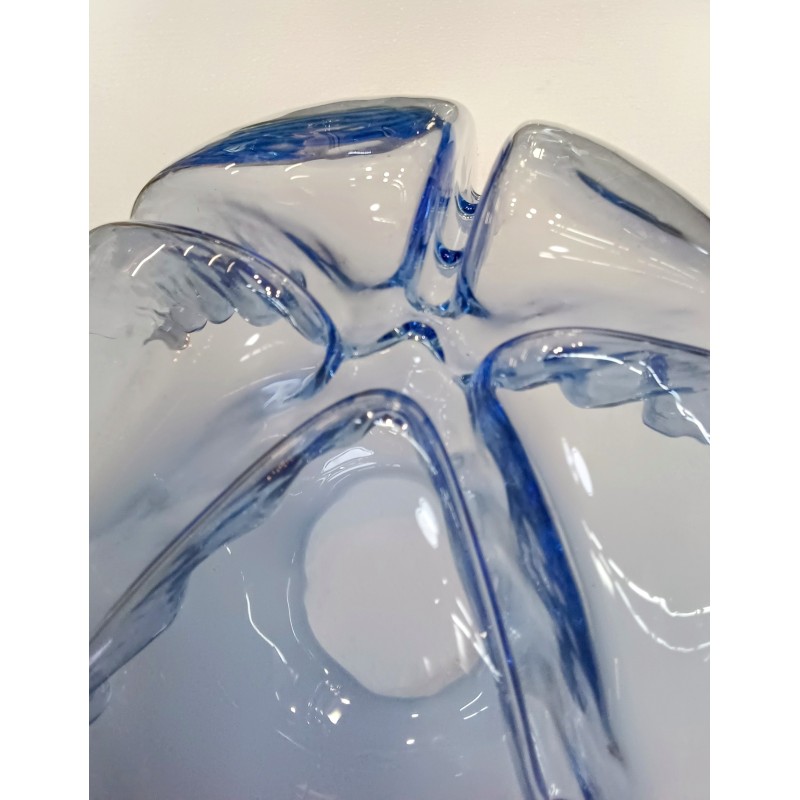 vetro ricambio lampadario globo bianco e azzurro