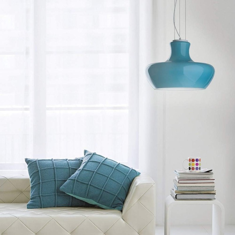 ALADINO SP1 SMALL AZZURRO LAMPADARIO PICCOLE...