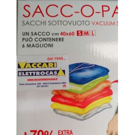 Set da 2 sacchi sottovuoto per maglioni cm 40x60... 2