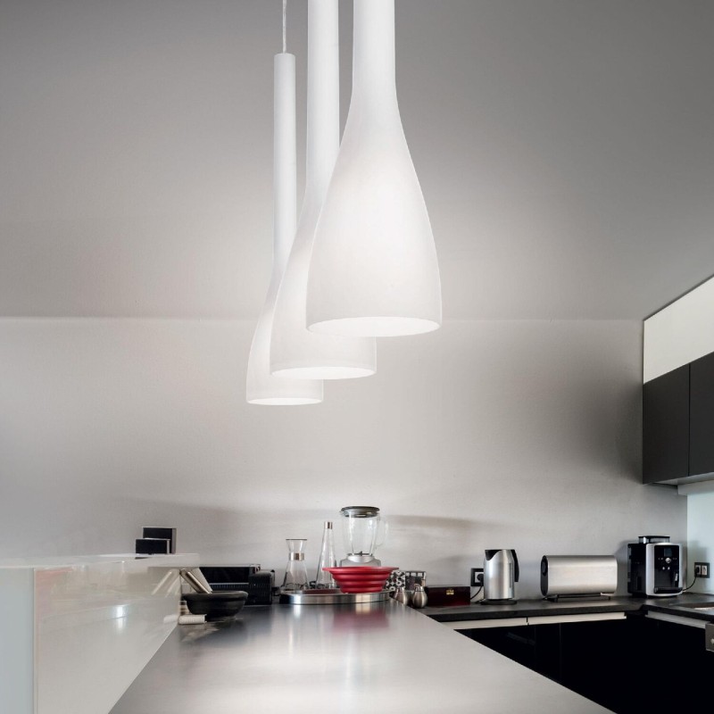 FLUT sospensione bianco IdealLux 035679