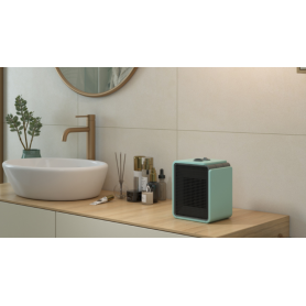 stufetta elettrica per bagno quadrata CUBIC CALDO 2