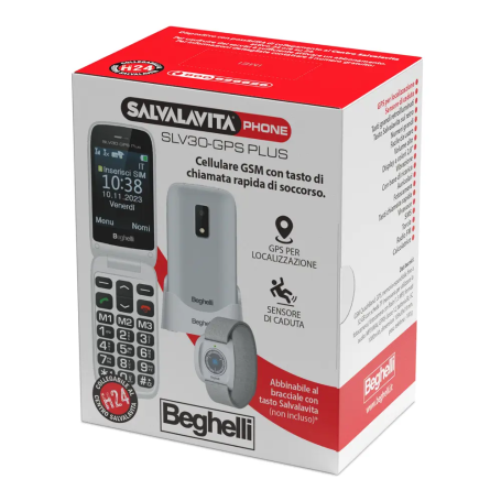 Cellulare Senior QB flip SLV30 GPS PLUS BEGHELLI 9201