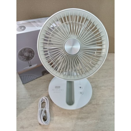 piccolo ventilatore ricaricabile portatile silenzioso cfg airstudio ev122