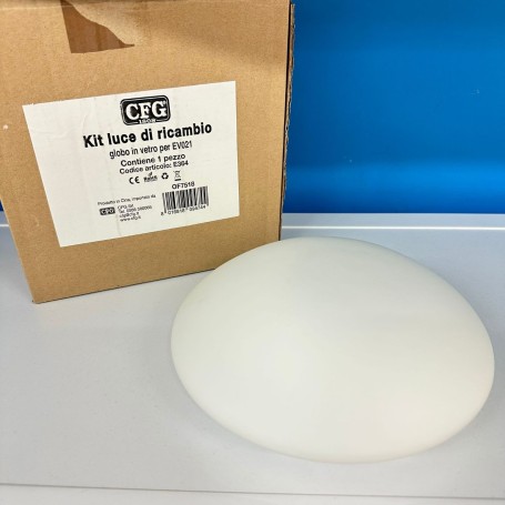 Vetro di ricambio globo vetro per LUNA EV021 CFG E364