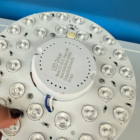 Kit LED 24W di ricambio per ventilatore soffitto PORTORICO LED EV082 CFG