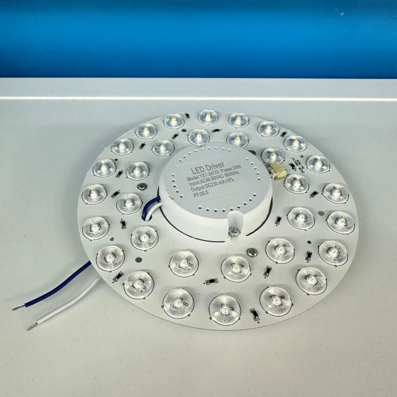 Kit LED 24W di ricambio per ventilatore soffitto PORTORICO LED EV082 CFG