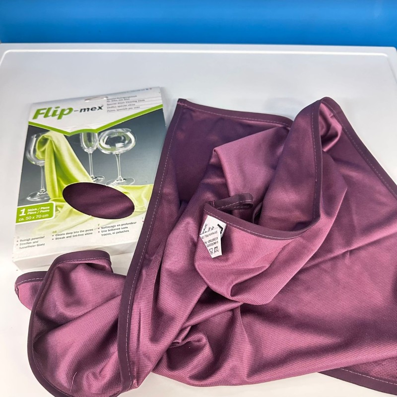 Panno vetro microfibra cm 50x70 viola FM3302 WIMEX