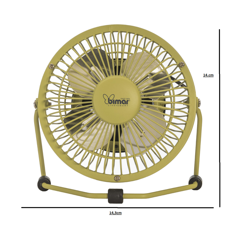 Mini ventilatore da tavolo VT8 BIMAR usb