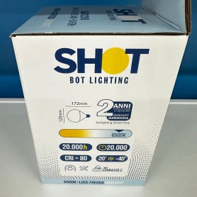 LAMPADINA LED GLOBO LUCE FREDDA 20WATT 2