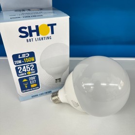 LAMPADINA LED GLOBO LUCE FREDDA 20WATT