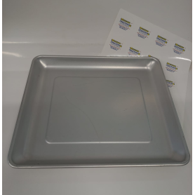 Teglia leccarda per fornetto in alluminio 29x25x2,4.