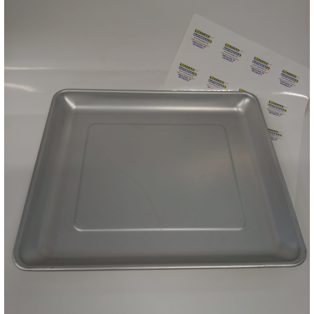 Teglia leccarda per fornetto in alluminio 29x25x2,4.