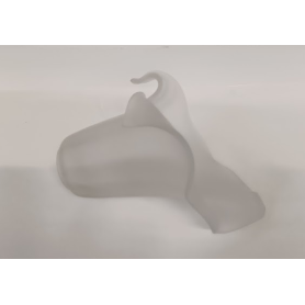 calla vetro satinato ricambio lampadario campana