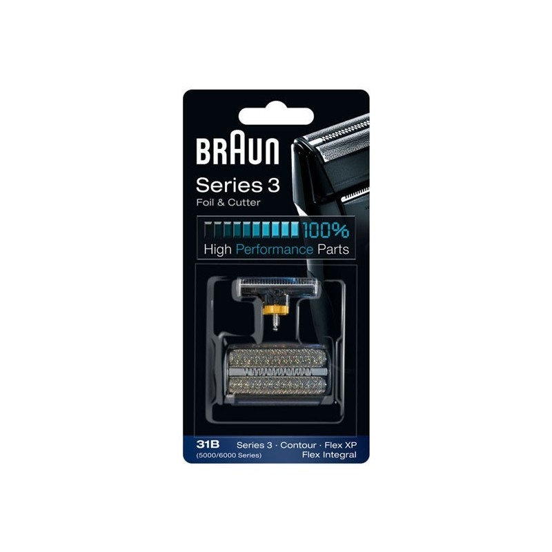 COLTELLO e LAMINA 31B per serie BRAUN 5000/6000 BRAUN31B