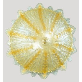plafoniera CRISTALLO ambra DORIS plp PADANA