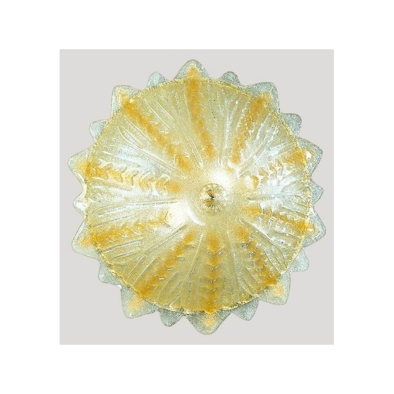 plafoniera CRISTALLO ambra DORIS plp PADANA
