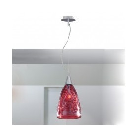 LAMPADARIO PICCOLO COLORE VERDE modello VERTIGO PADANA