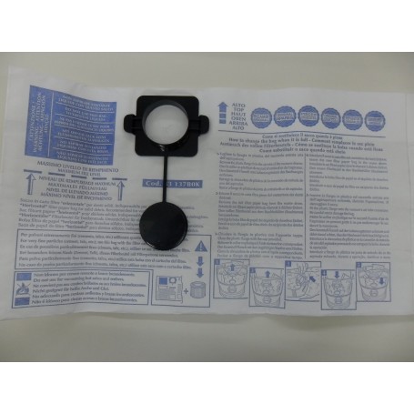 SACCO in CARTA  per BIDONE ASPIRATUTTO GISOWATT PC20 e PC22