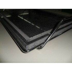 PIASTRA-PIETRA OLLARE con supporto cm.40 x 30  2