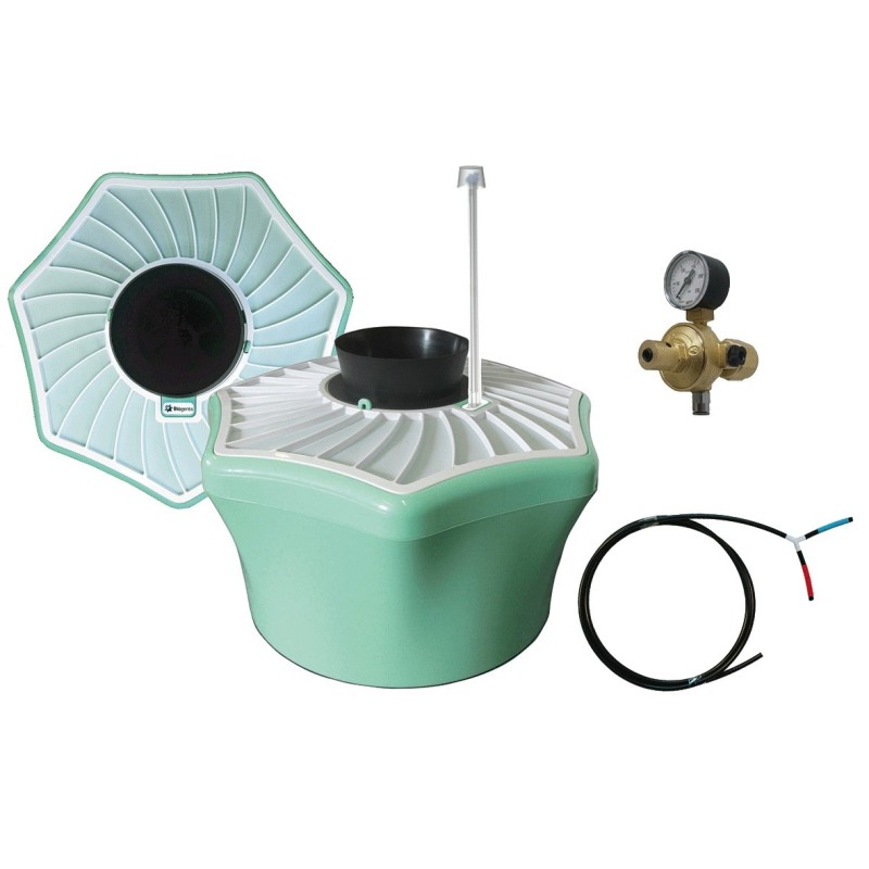 CATTURA  ZANZARA TIGRE MosquitairePlus BIOGENTS COMPLETO DI POLMONE PER BOMBOLA