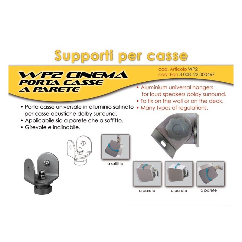 porta casse da parete e soffitto TECNIDEA WP2...