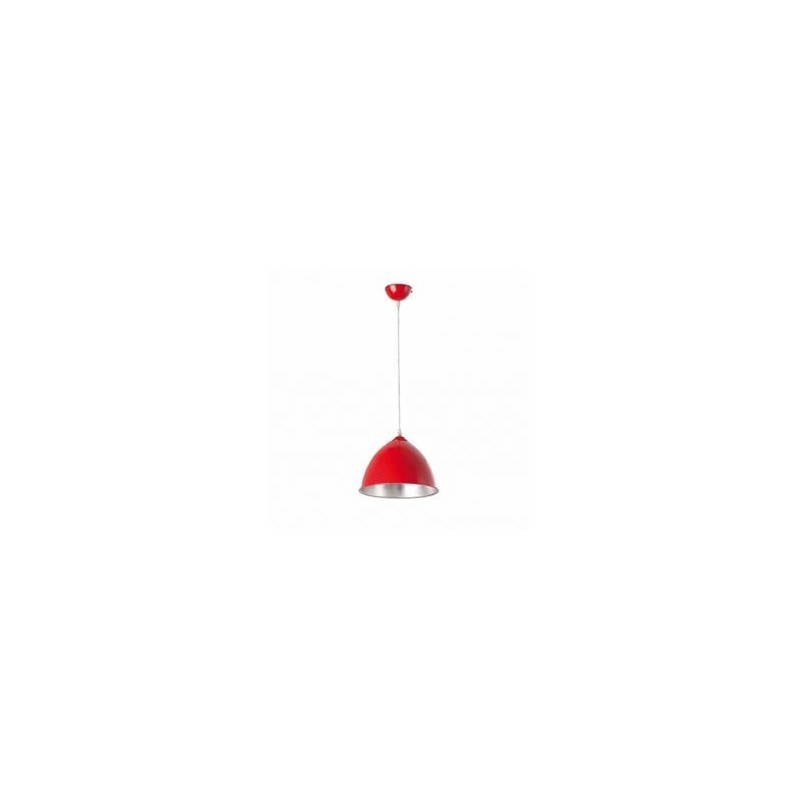 Lampada a sospensione in alluminio rossa FARO -ALDER